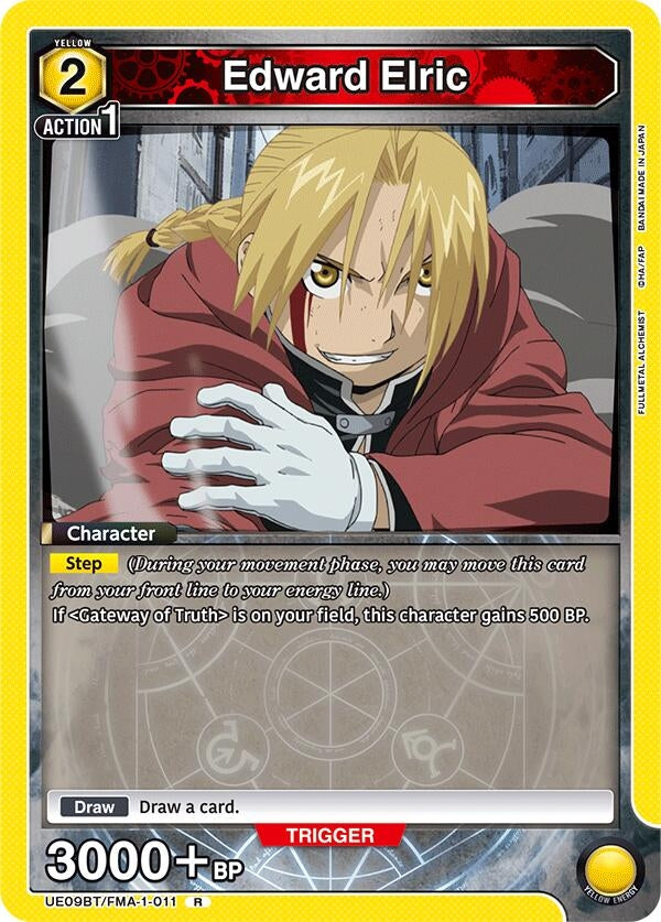 Image for Edward Elric (011) (UE09BT/FMA-1-011) (UE09BT: FULLMETAL ALCHEMIST) - Union Arena