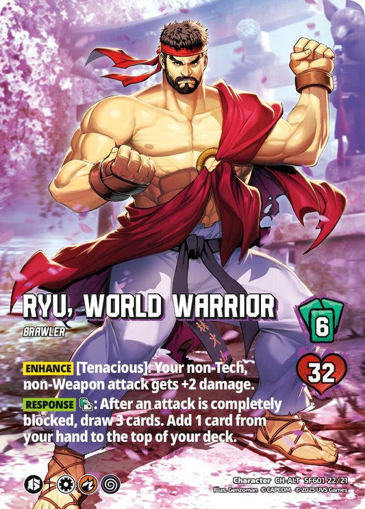 Image for Ryu, World Warrior (Alternate Art) (SF601 22/21) (Challenger Series: Street Fighter 6) - UniVersus