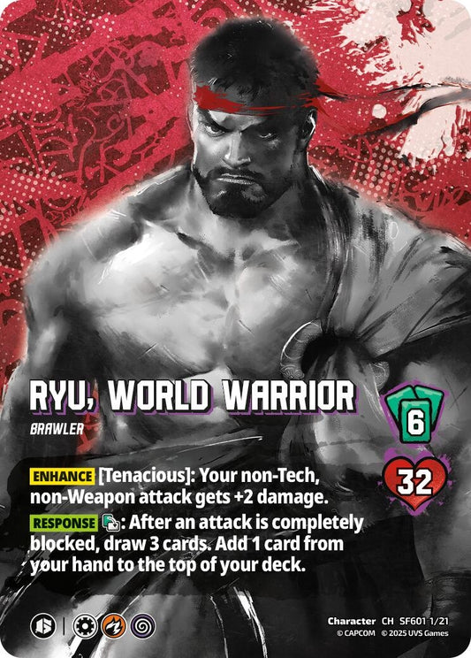 Image for Ryu, World Warrior (SF601 1/21) (Challenger Series: Street Fighter 6) - UniVersus