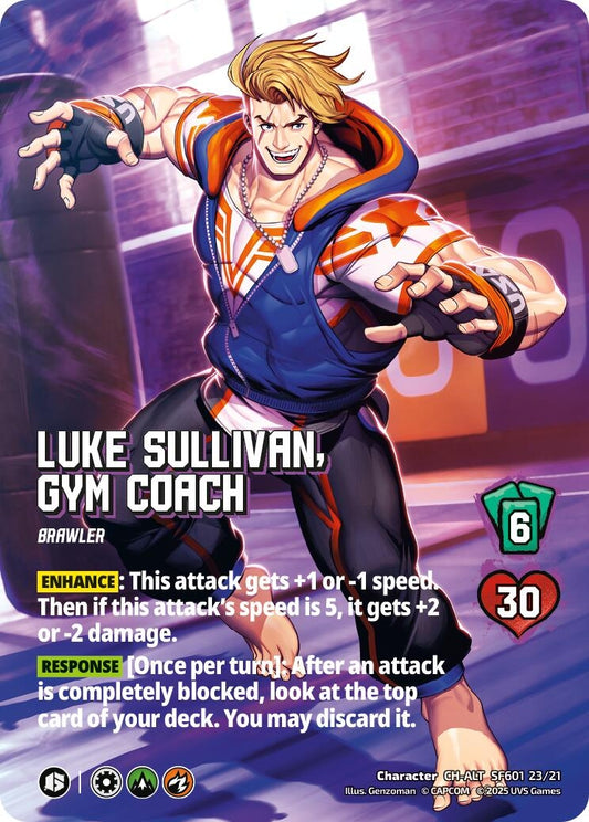 Image for Luke Sullivan, Gym Coach (Alternate Art) (SF601 23/21) (Challenger Series: Street Fighter 6) - UniVersus