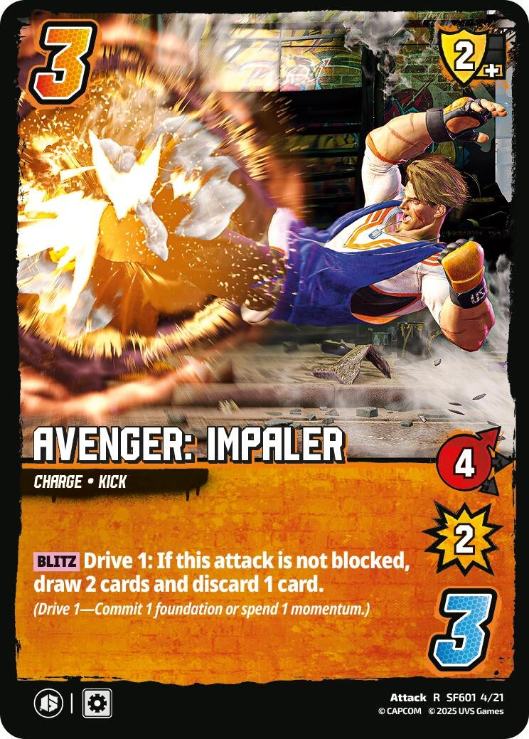 Image for Avenger: Impaler (SF601 4/21) (Challenger Series: Street Fighter 6) - UniVersus