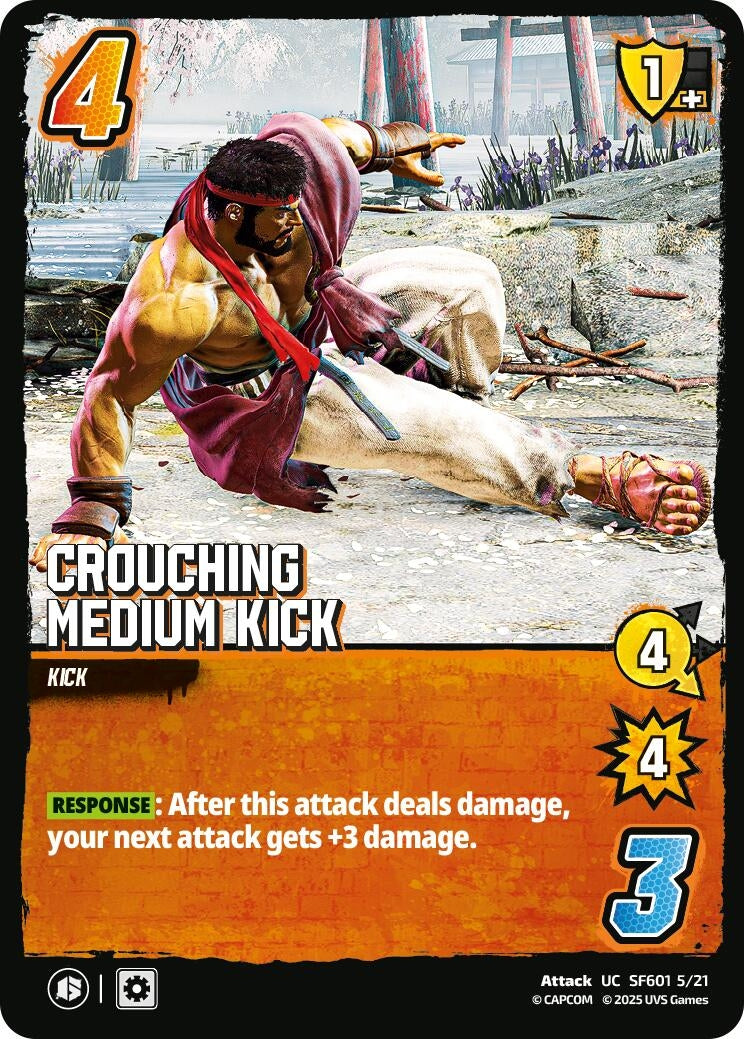 Image for Crouching Medium Kick (SF601 5/21) (Challenger Series: Street Fighter 6) - UniVersus