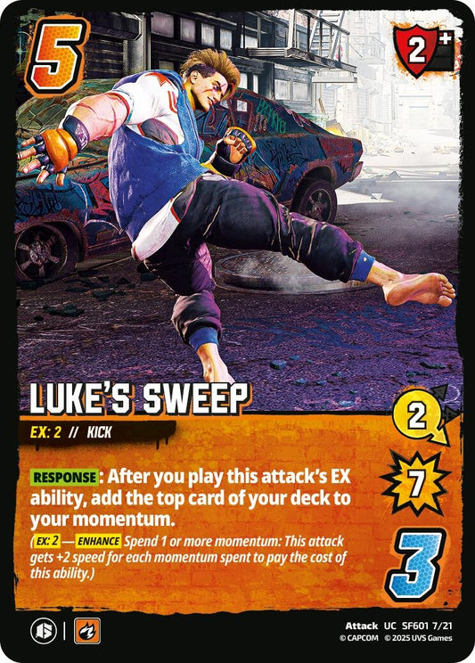 Image for Luke's Sweep (SF601 7/21) (Challenger Series: Street Fighter 6) - UniVersus