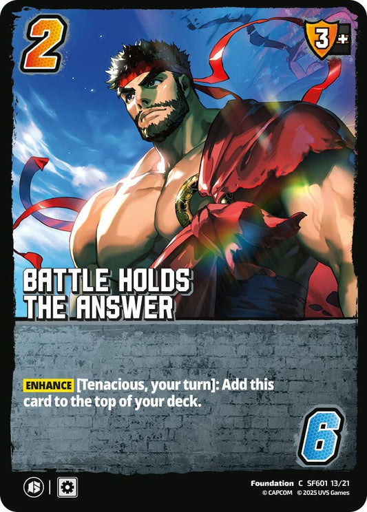 Image for Battle Holds the Answer (SF601 13/21) (Challenger Series: Street Fighter 6) - UniVersus
