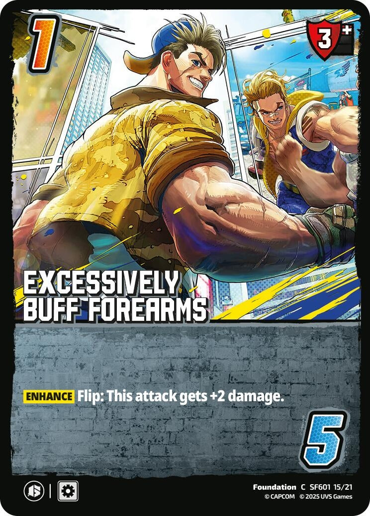 Image for Excessively Buff Forearms (SF601 15/21) (Challenger Series: Street Fighter 6) - UniVersus