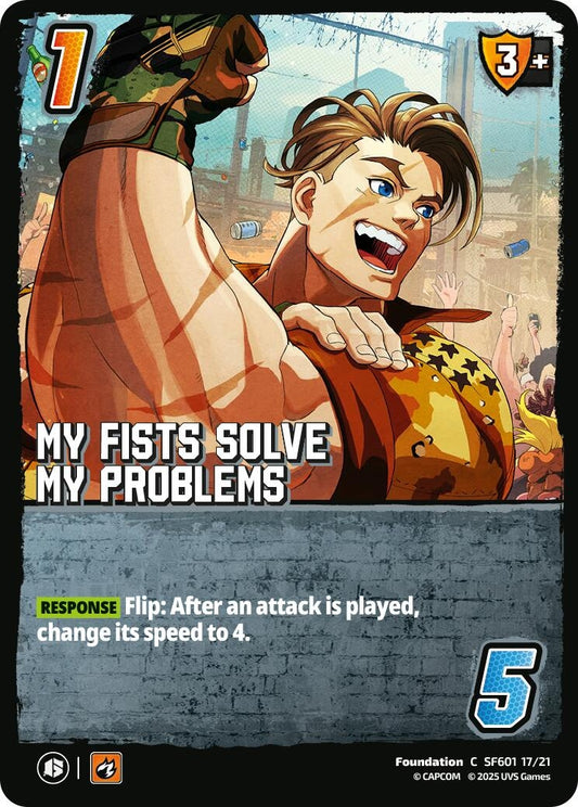 Image for My Fists Solve My Problems (SF601 17/21) (Challenger Series: Street Fighter 6) - UniVersus