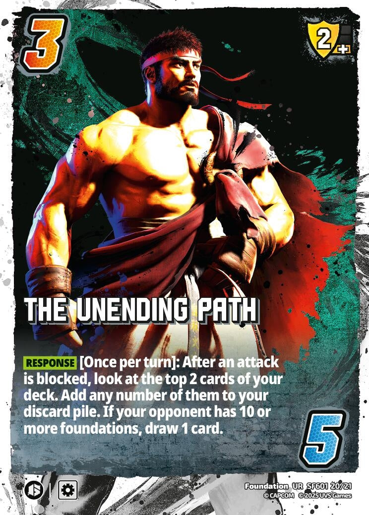 Image for The Unending Path (SF601 20/21) (Challenger Series: Street Fighter 6) - UniVersus