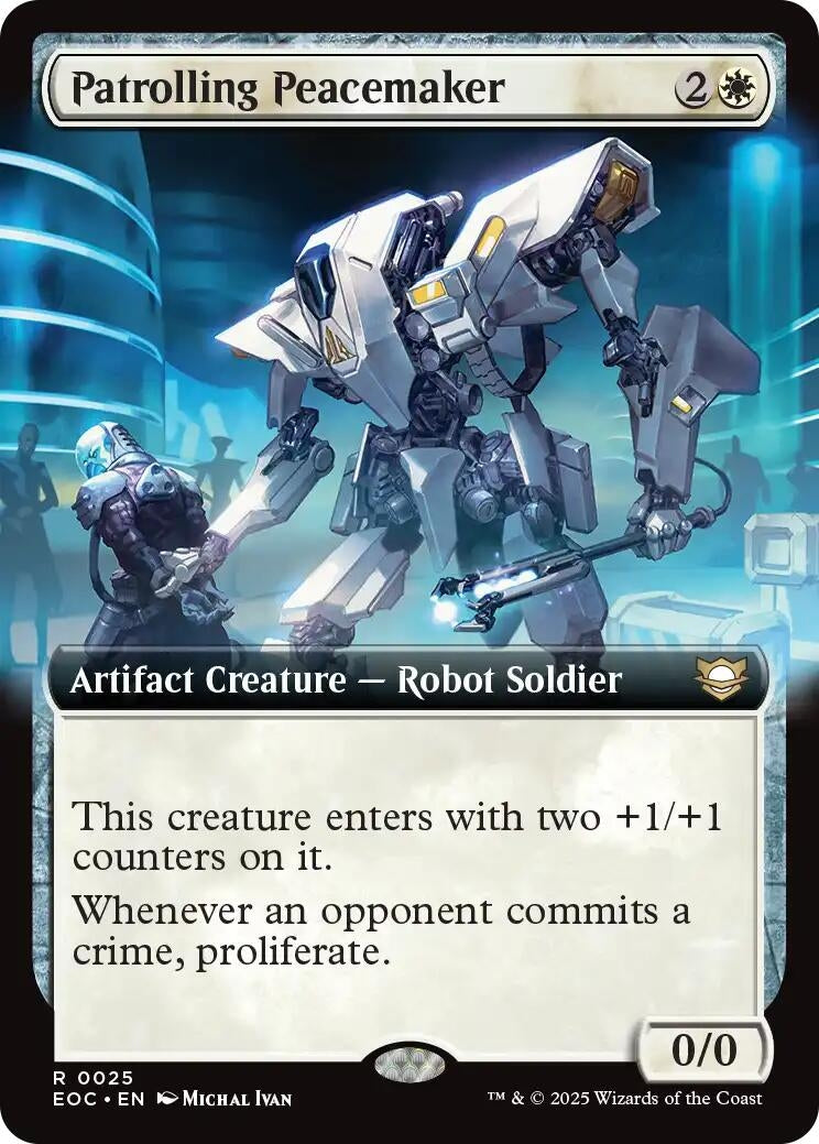 Image for Patrolling Peacemaker (Extended Art) (25) - Magic: The Gathering