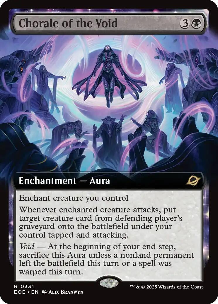 Image for Chorale of the Void (Extended Art) (331) (Edge of Eternities) - Magic: The Gathering