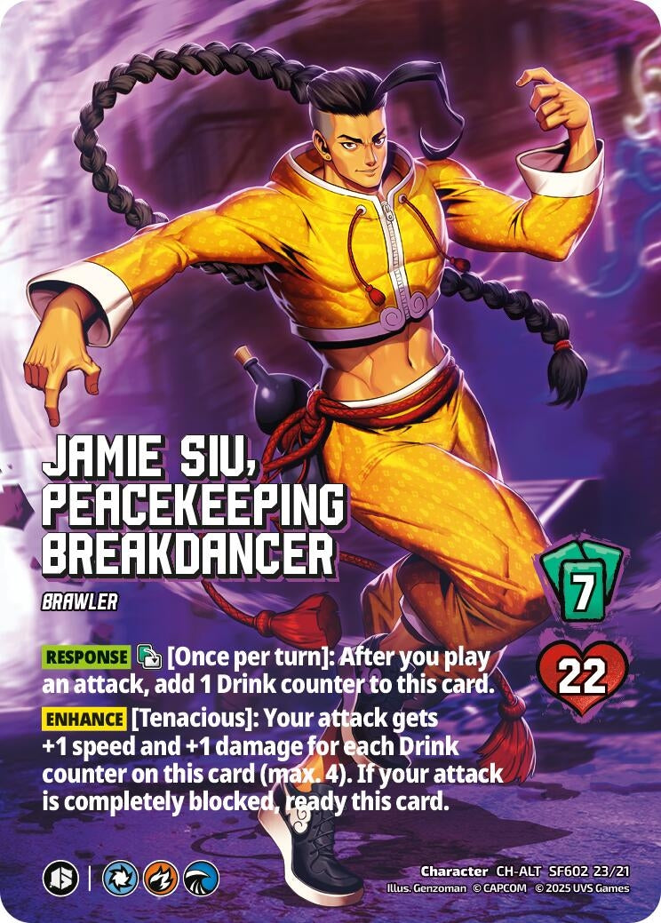 Image for Jamie Siu, Peacekeeping Breakdancer (Alternate Art) (SF602 23/21) (Challenger Series: Street Fighter 6) - UniVersus