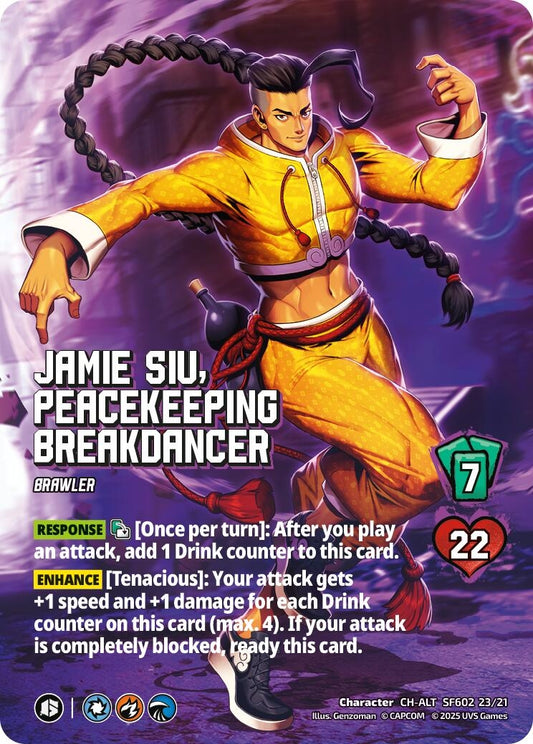 Image for Jamie Siu, Peacekeeping Breakdancer (Alternate Art) (SF602 23/21) (Challenger Series: Street Fighter 6) - UniVersus