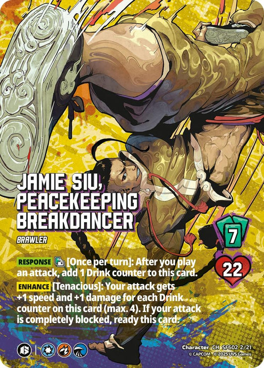 Image for Jamie Siu, Peacekeeping Breakdancer (SF602 2/21) (Challenger Series: Street Fighter 6) - UniVersus
