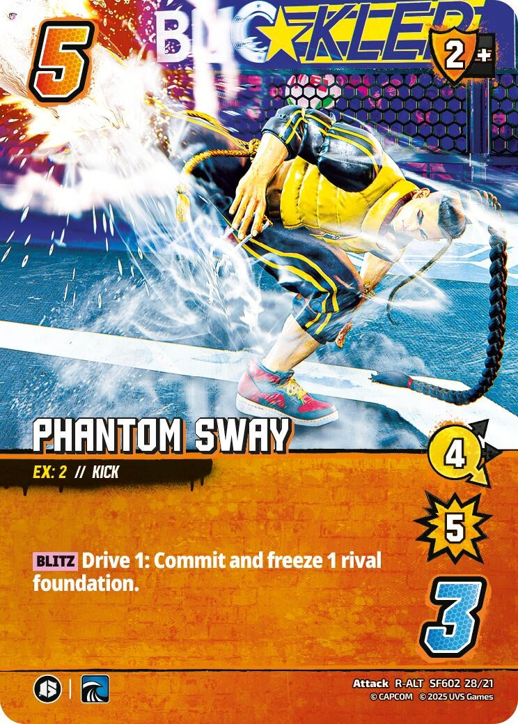 Image for Phantom Sway (Alternate Art) (SF602 28/21) (Challenger Series: Street Fighter 6) - UniVersus