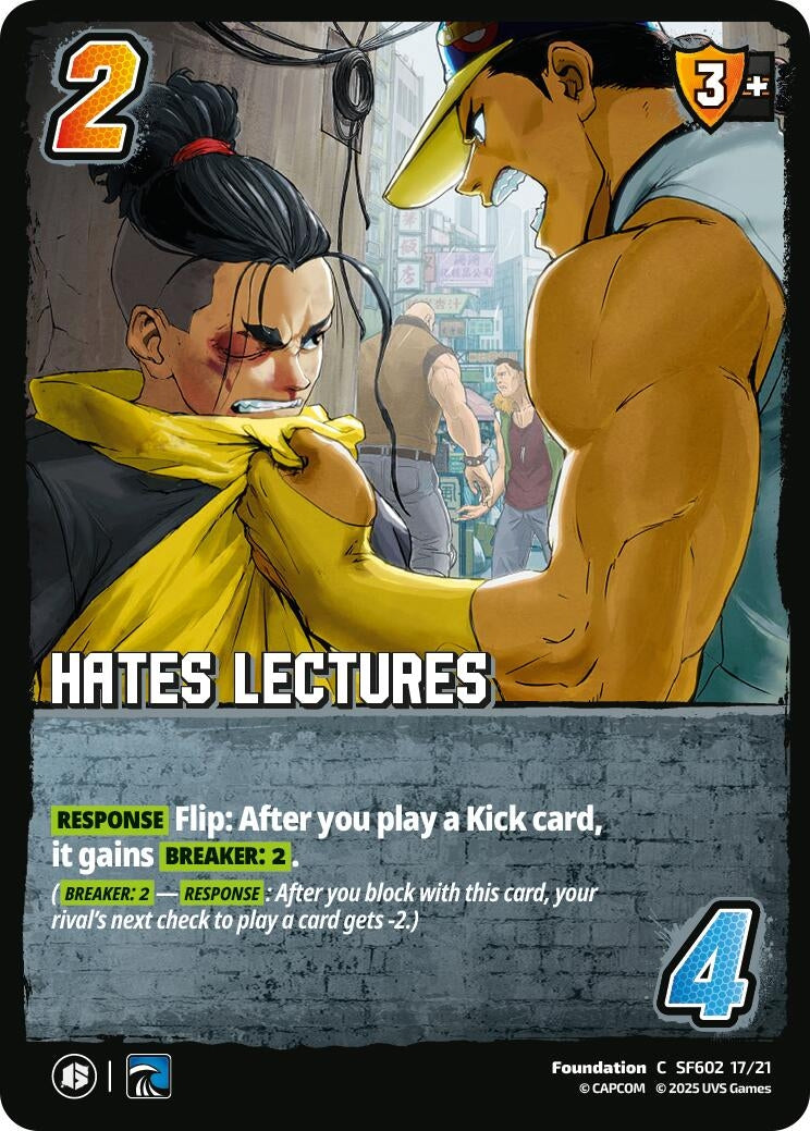Image for Hates Lectures (SF602 17/21) (Challenger Series: Street Fighter 6) - UniVersus