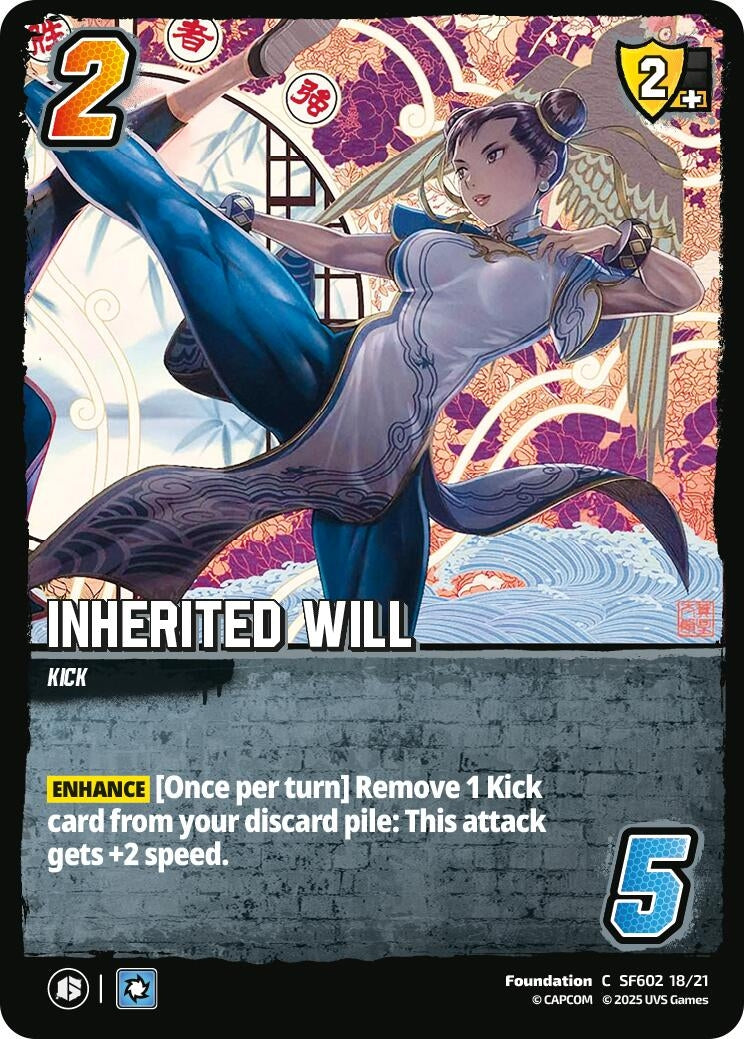 Image for Inherited Will (SF602 18/21) (Challenger Series: Street Fighter 6) - UniVersus