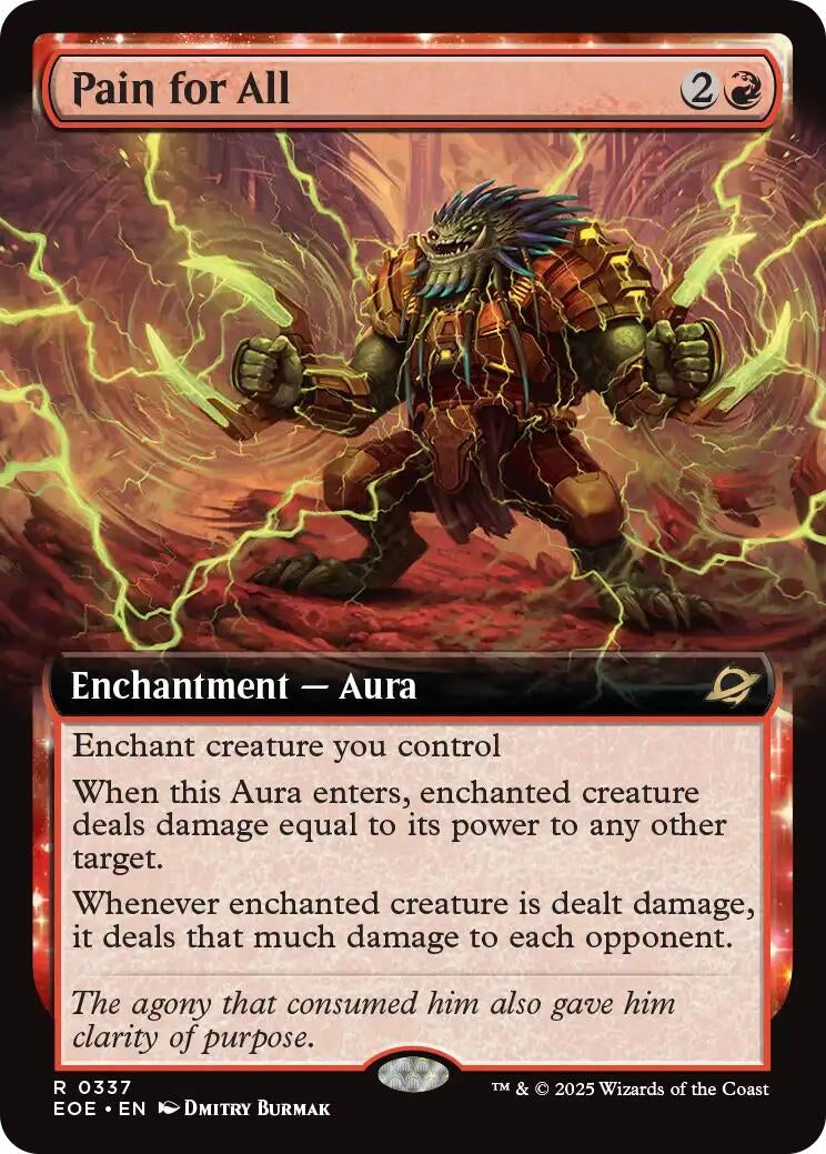 Image for Pain for All (Extended Art) (337) (Edge of Eternities) - Magic: The Gathering