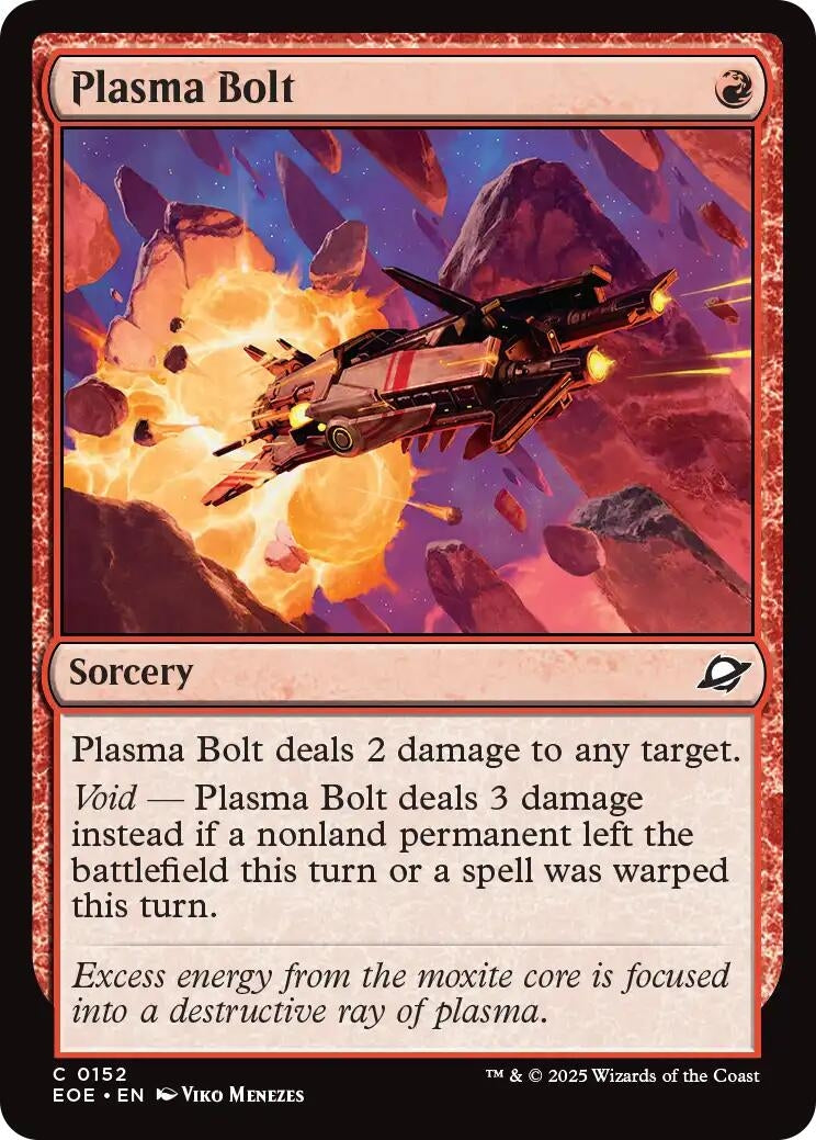 Image for Plasma Bolt (152) (Edge of Eternities) - Magic: The Gathering