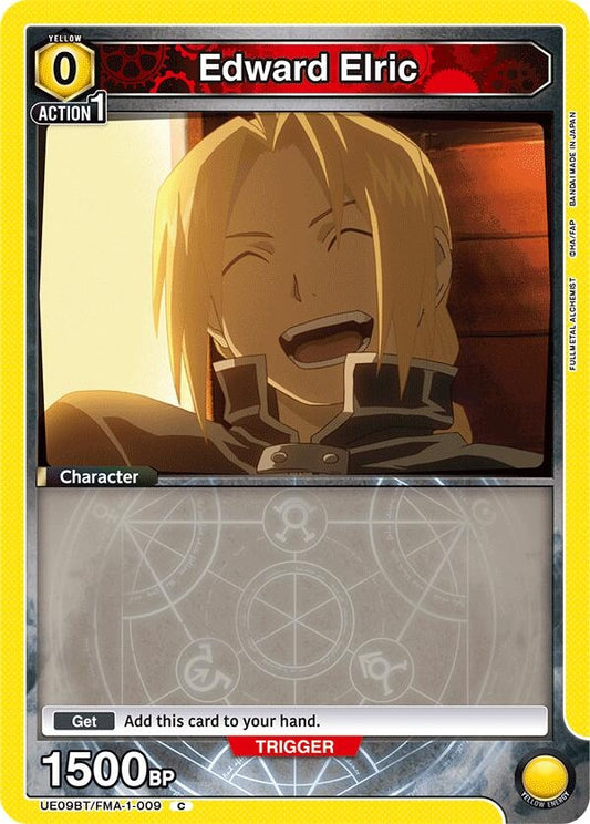 Image for Edward Elric (009) (Box Topper Foil) (UE09BT/FMA-1-009) (UE09BT: FULLMETAL ALCHEMIST) - Union Arena