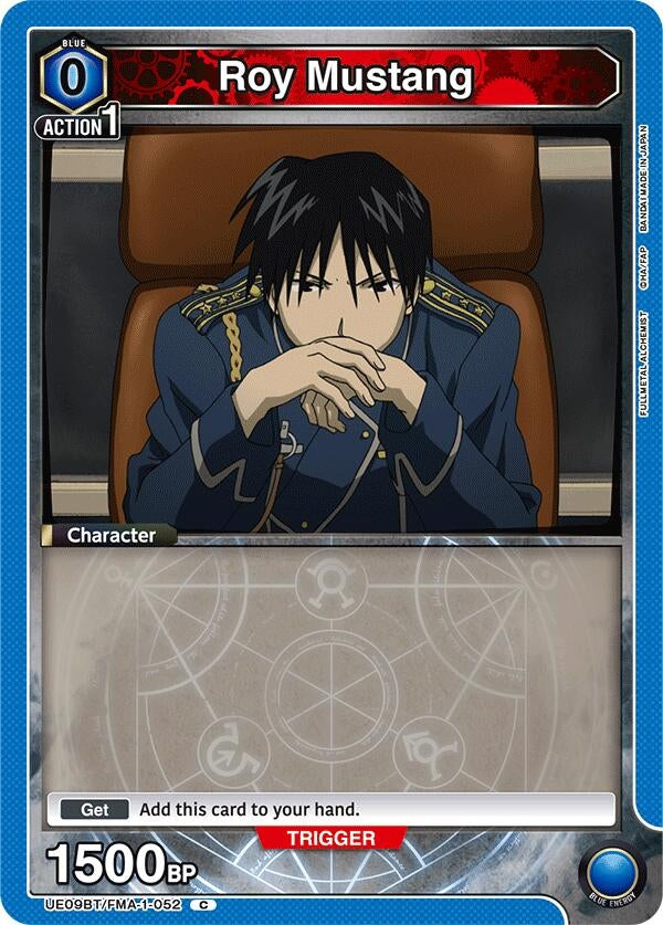 Image for Roy Mustang (052) (Box Topper Foil) (UE09BT/FMA-1-052) (UE09BT: FULLMETAL ALCHEMIST) - Union Arena