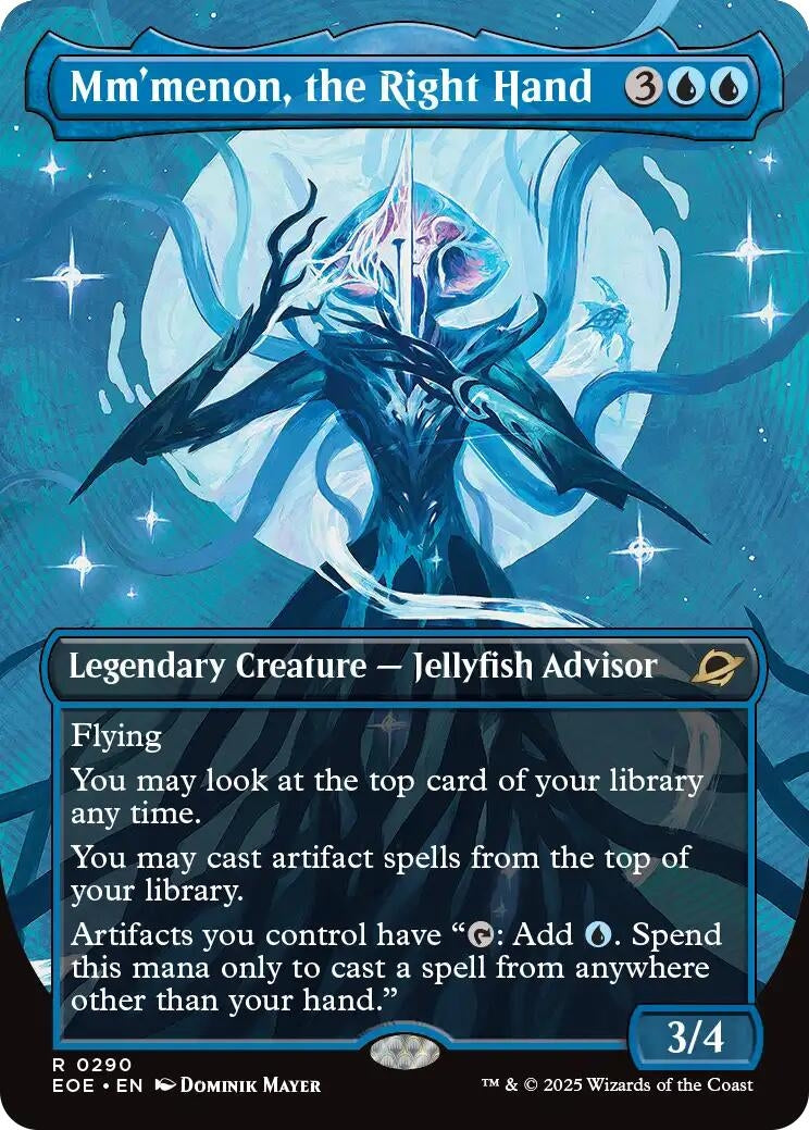 Image for Mm'menon, the Right Hand (Borderless) (290) (Edge of Eternities) - Magic: The Gathering