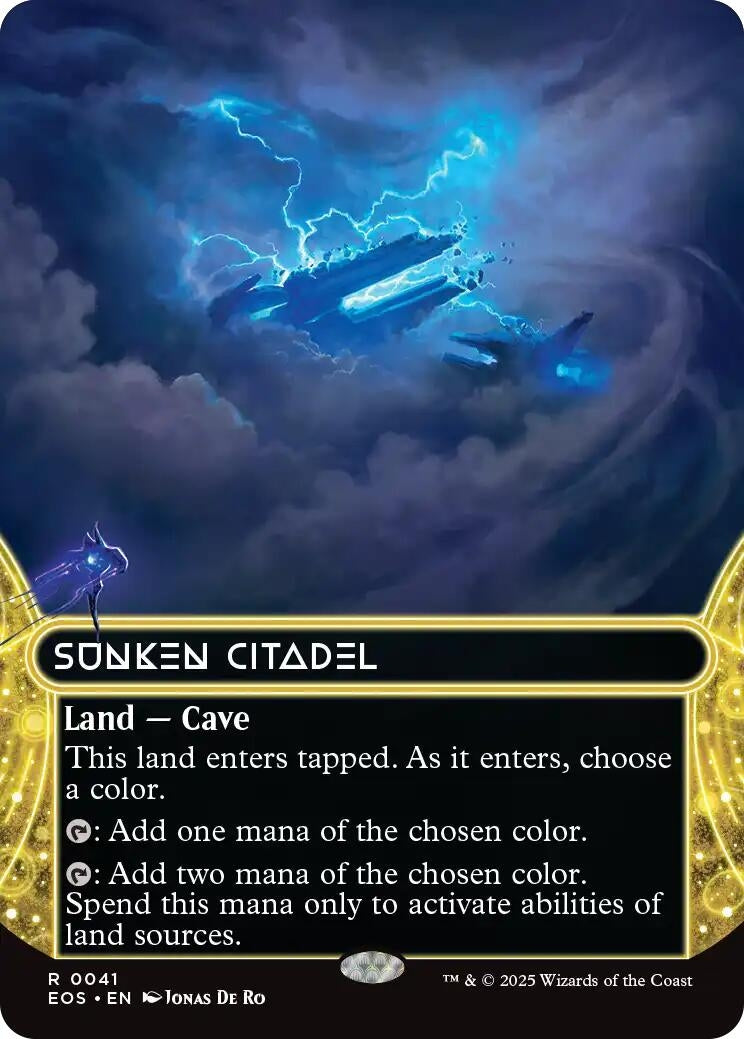 Image for Sunken Citadel (0041) (Borderless) (41) (Edge of Eternities: Stellar Sights) - Magic: The Gathering