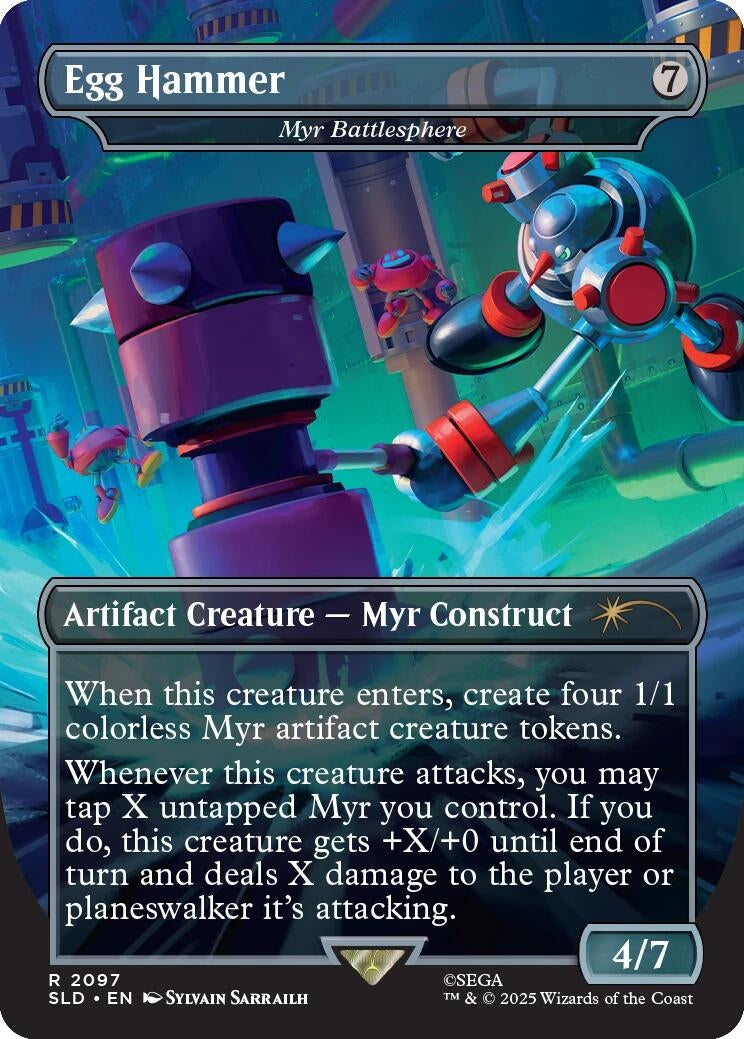 Image for Egg Hammer - Myr Battlesphere (2097) - Magic: The Gathering