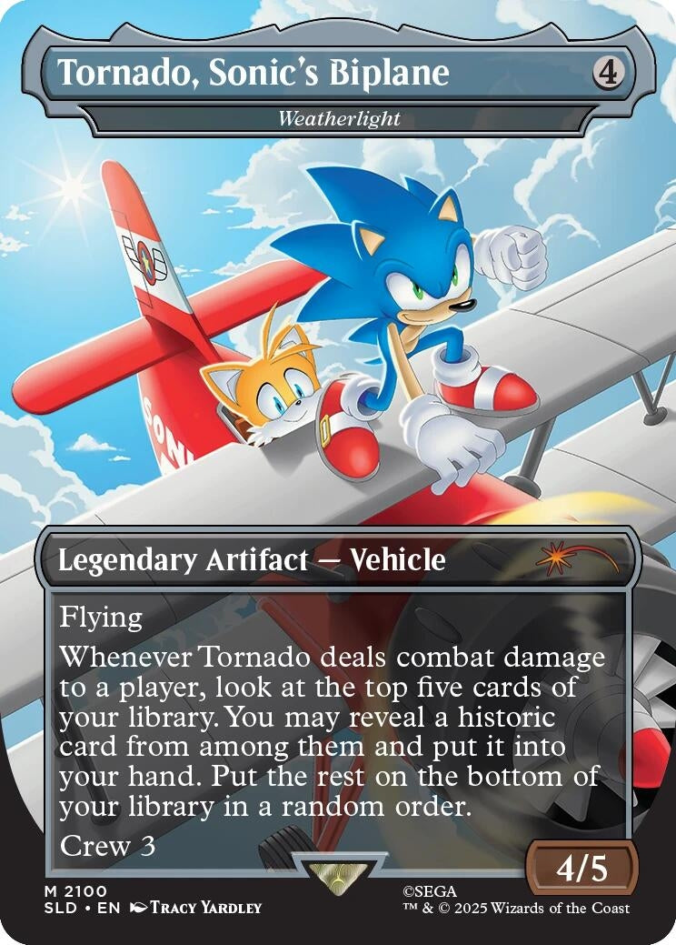 Image for Tornado, Sonic's Biplane - Weatherlight (2100) - Magic: The Gathering