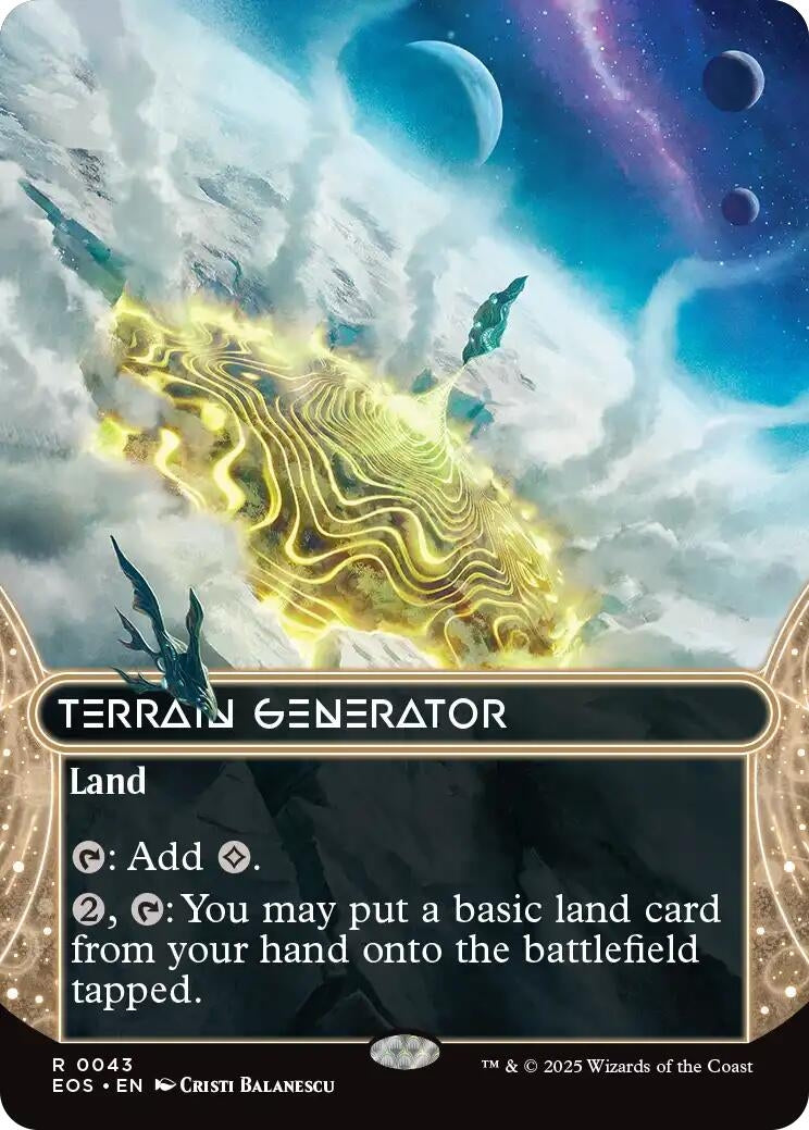 Image for Terrain Generator (0043) (Borderless) (43) (Edge of Eternities: Stellar Sights) - Magic: The Gathering