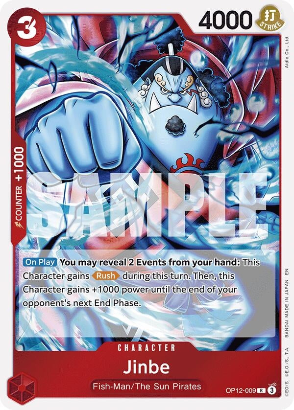 Image for Jinbe (OP12-009) (Legacy of the Master) - One Piece Card Game