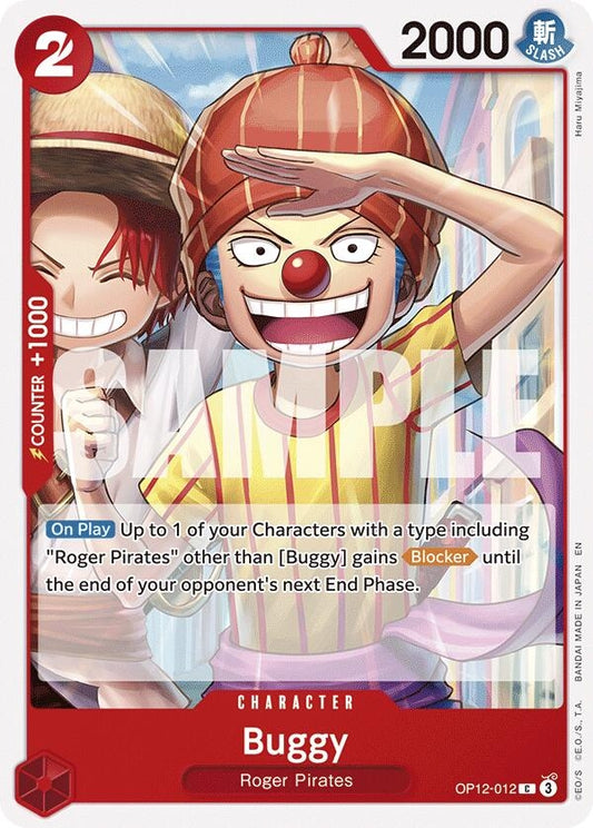 Image for Buggy (012) (OP12-012) (Legacy of the Master) - One Piece Card Game