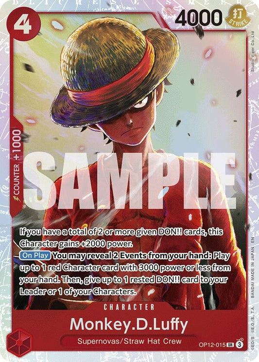 Image for Monkey.D.Luffy (OP12-015) (Legacy of the Master) - One Piece Card Game