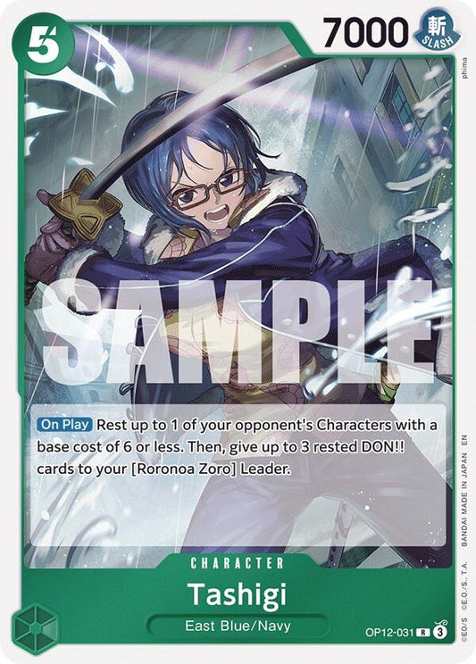 Image for Tashigi (OP12-031) (Legacy of the Master) - One Piece Card Game