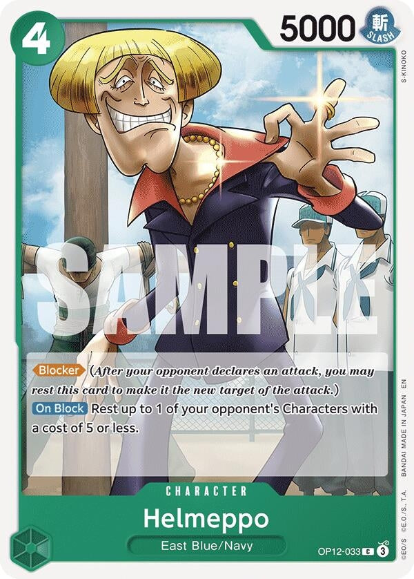 Image for Helmeppo (OP12-033) (Legacy of the Master) - One Piece Card Game