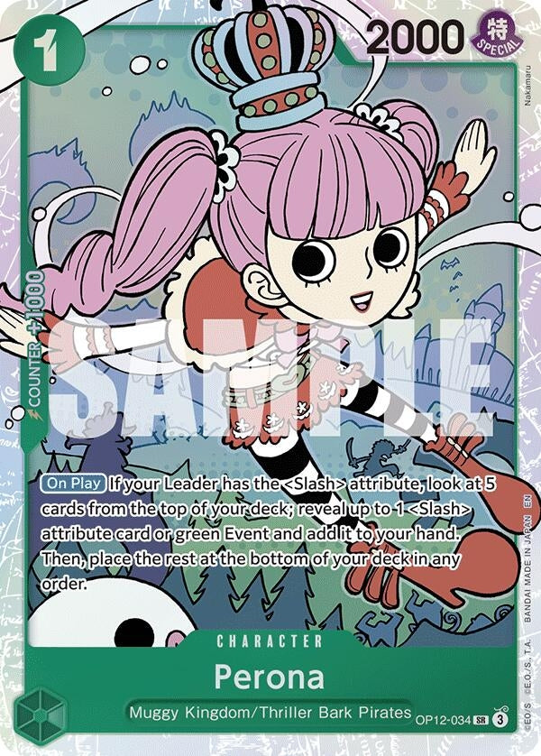 Image for Perona (OP12-034) (Legacy of the Master) - One Piece Card Game