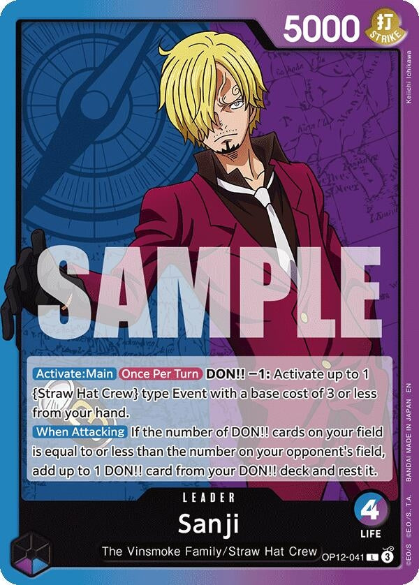 Image for Sanji (041) (OP12-041) (Legacy of the Master) - One Piece Card Game