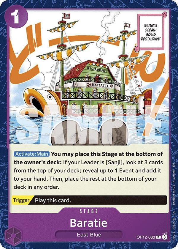 Image for Baratie (OP12-080) (Legacy of the Master) - One Piece Card Game