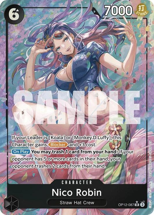 Image for Nico Robin (Alternate Art) (OP12-087) (Legacy of the Master) - One Piece Card Game