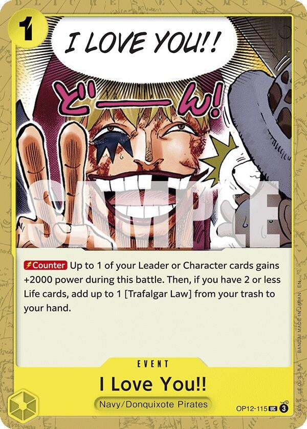 Image for I Love You!! (OP12-115) (Legacy of the Master) - One Piece Card Game