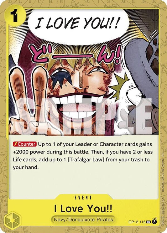 Image for I Love You!! (OP12-115) (Legacy of the Master) - One Piece Card Game
