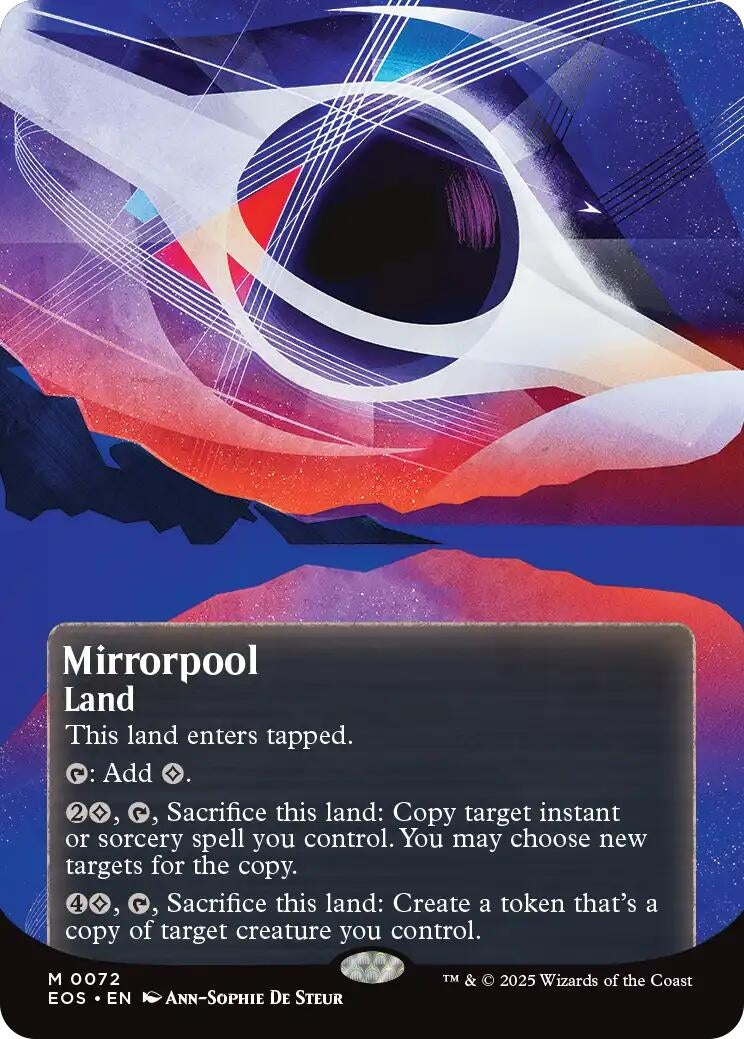 Image for Mirrorpool (0072) (Borderless) (72) (Edge of Eternities: Stellar Sights) - Magic: The Gathering