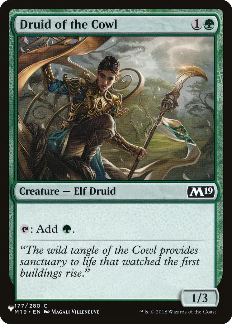 Image for Druid of the Cowl (177) - Magic: The Gathering