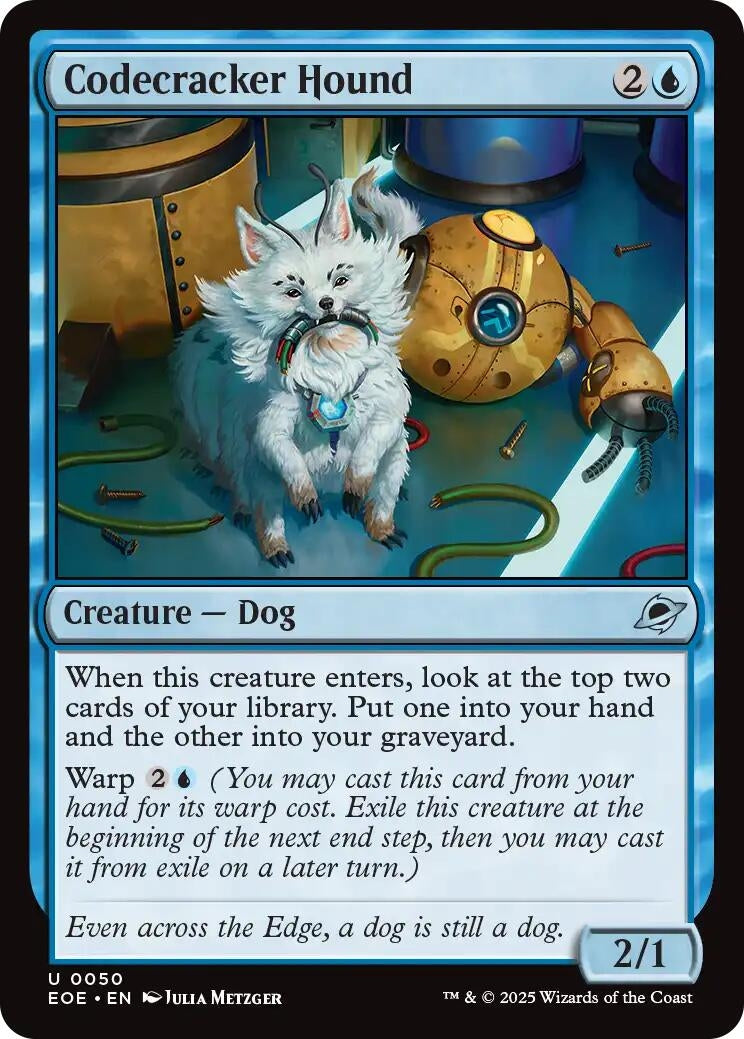 Image for Codecracker Hound (50) (Edge of Eternities) - Magic: The Gathering