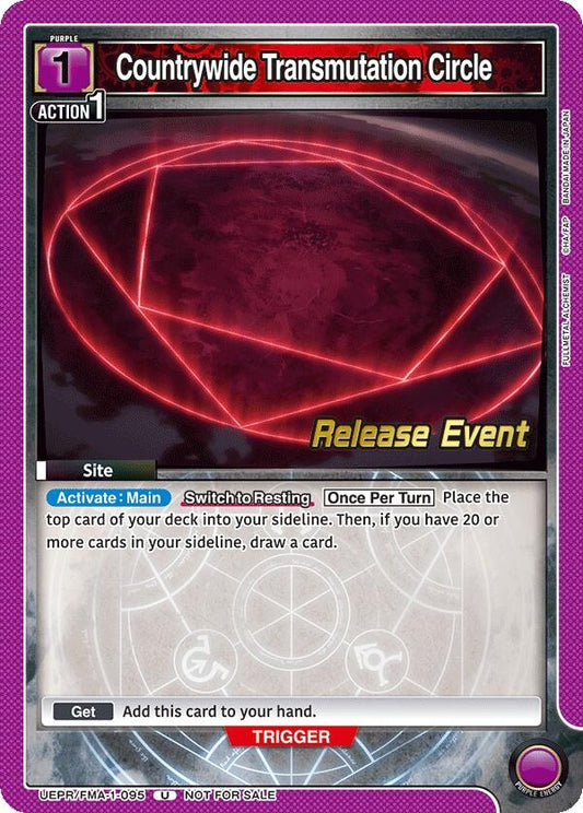 Image for Countrywide Transmutation Circle (UEPR/FMA-1-095) - Union Arena
