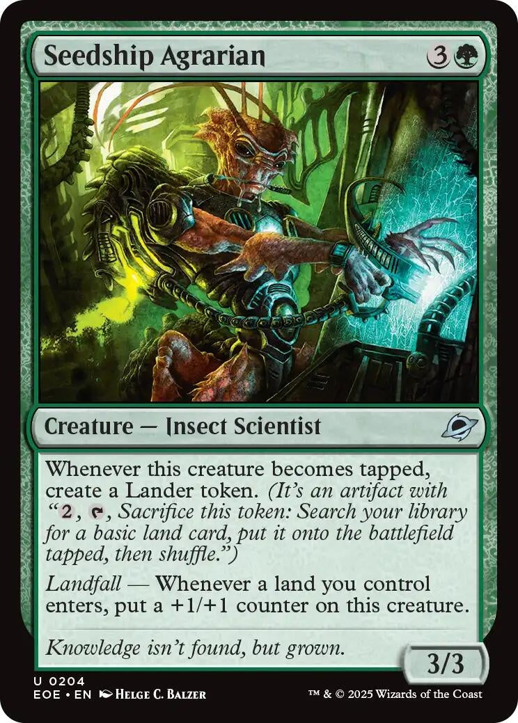 Image for Seedship Agrarian (204) (Edge of Eternities) - Magic: The Gathering