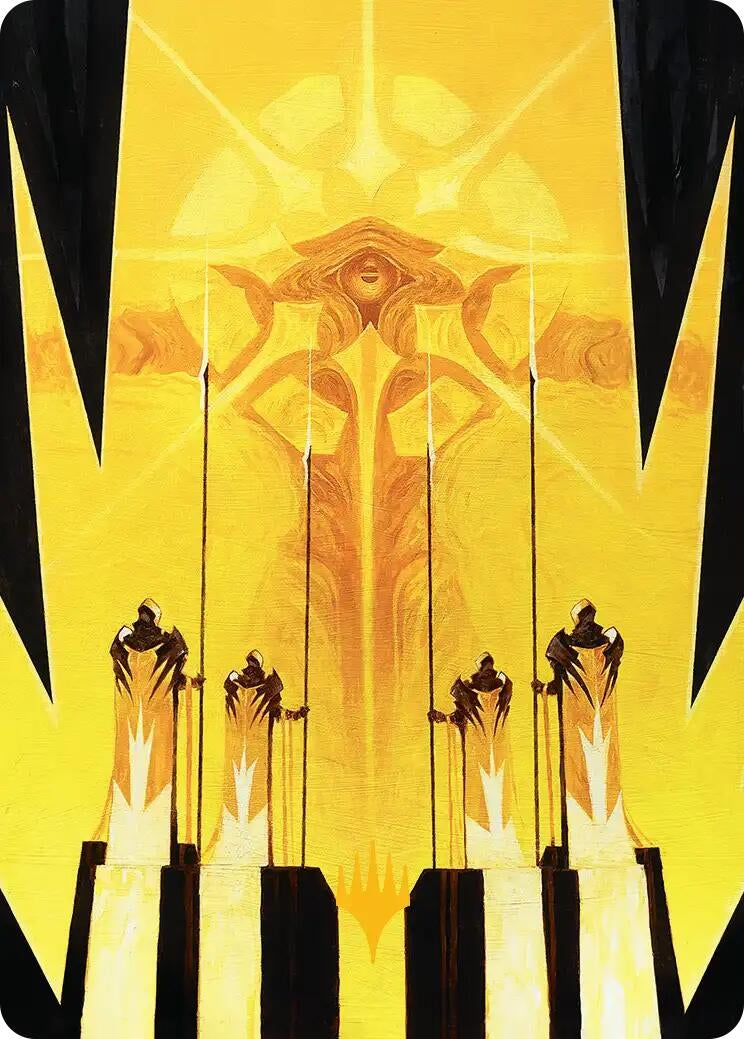 Image for Hardlight Containment Art Card (Gold-Stamped Planeswalker Symbol) (4) - Magic: The Gathering
