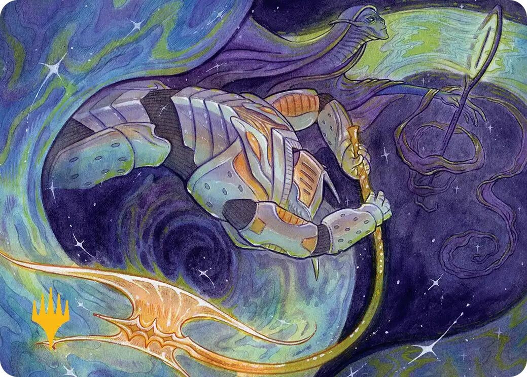 Image for Seam Rip Art Card (Gold-Stamped Planeswalker Symbol) (6) - Magic: The Gathering