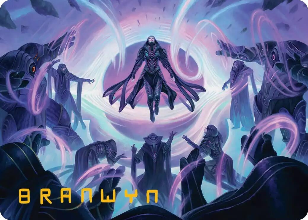 Image for Chorale of the Void Art Card (Gold-Stamped Signature) (12) - Magic: The Gathering