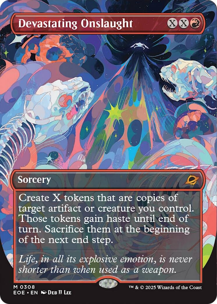 Image for Devastating Onslaught (Borderless) (308) (Edge of Eternities) - Magic: The Gathering