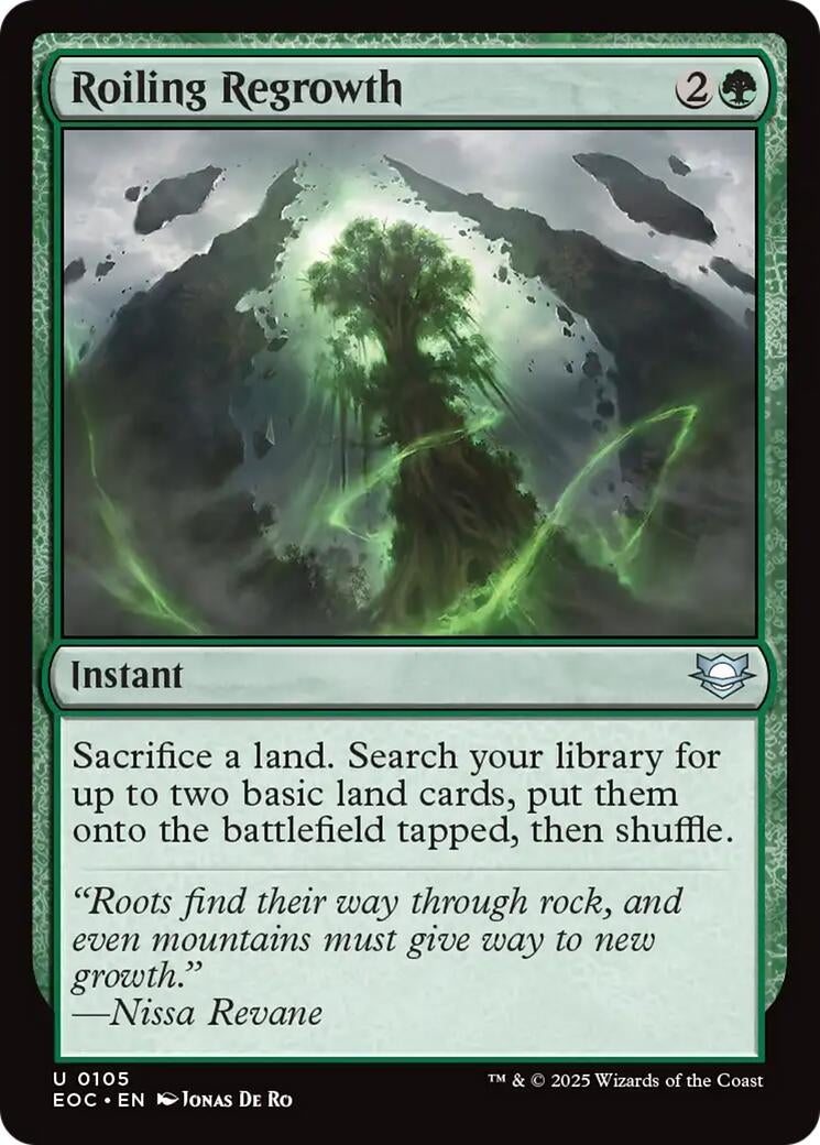 Image for Roiling Regrowth (105) - Magic: The Gathering