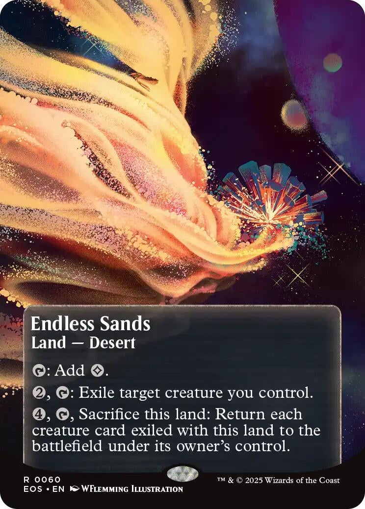 Image for Endless Sands (0060) (Borderless) (60) (Edge of Eternities: Stellar Sights) - Magic: The Gathering